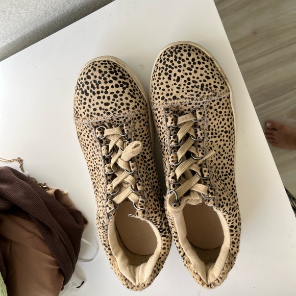 Leopard Suede Sneaker - Picture 3 of 11